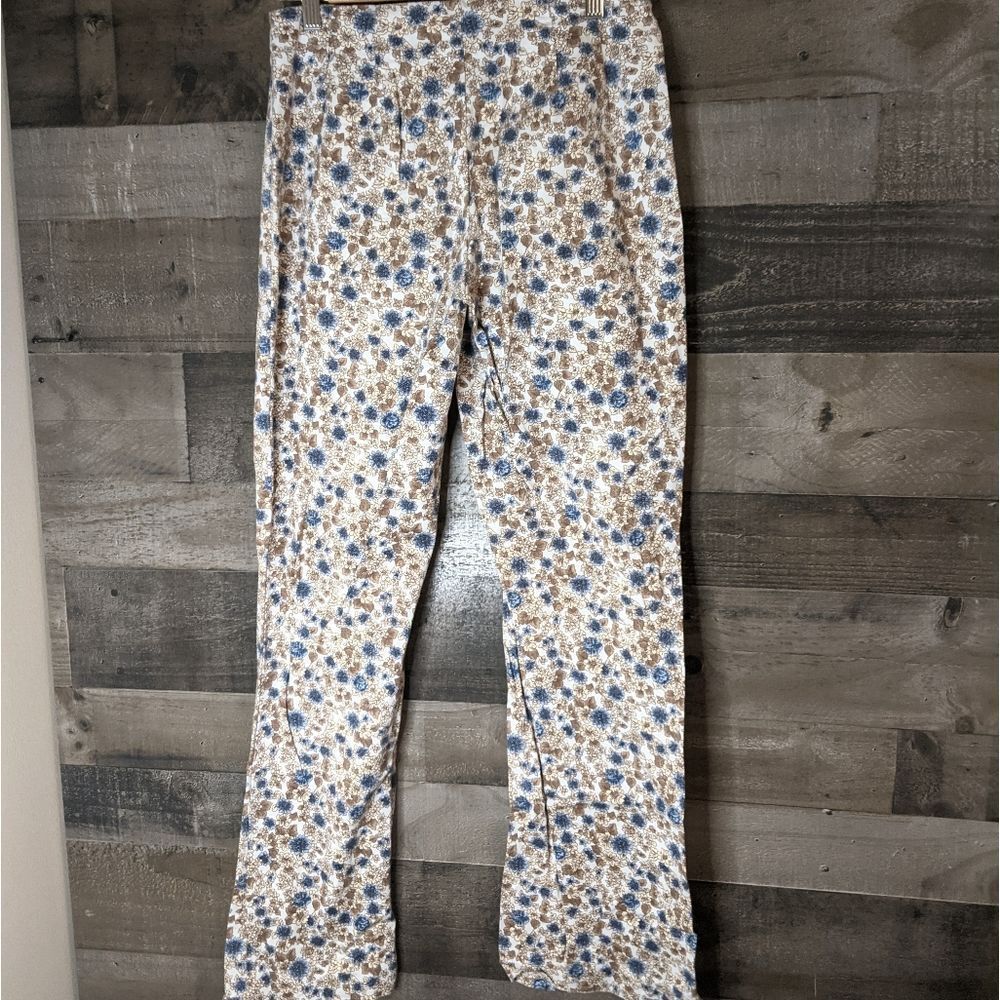 Stretch floral pants 8